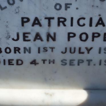POPE Patricia Jean 1959-1964