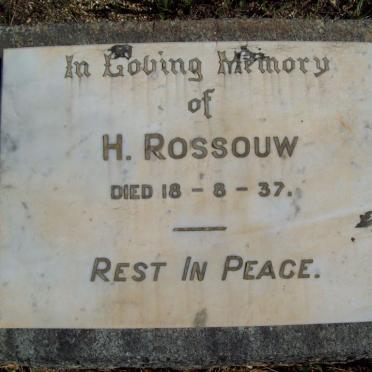 ROSSOUW H. -1937