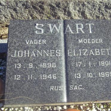 SWART Johannes 1898-1946 &amp; Elizabeth 1901-1969