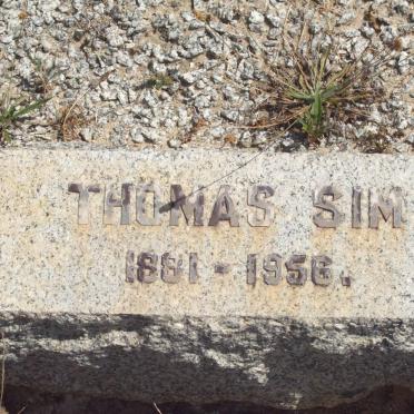 SIM Thomas 1881-1956