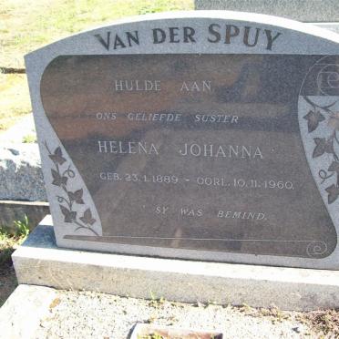 SPUY Helena Johanna, van der 1889-1960