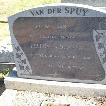 SPUY Helena Johanna, van der 1889-1960