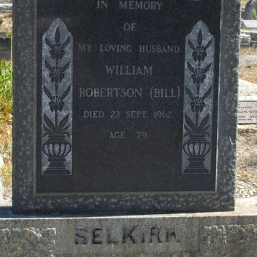SELKIRK Robertson William 1883-1962