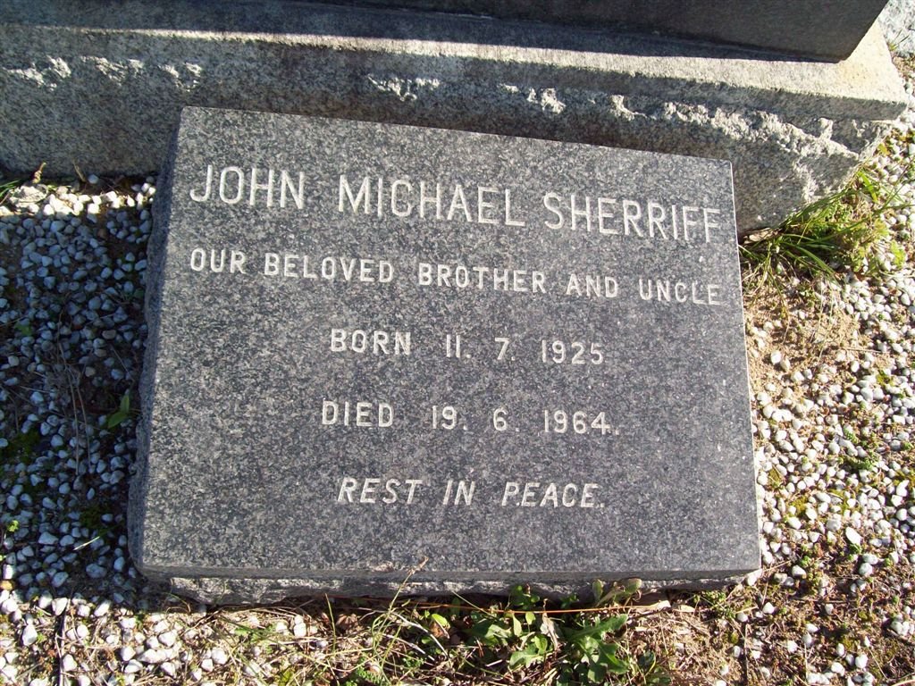 SHERRIFF John Michael 1925-1964