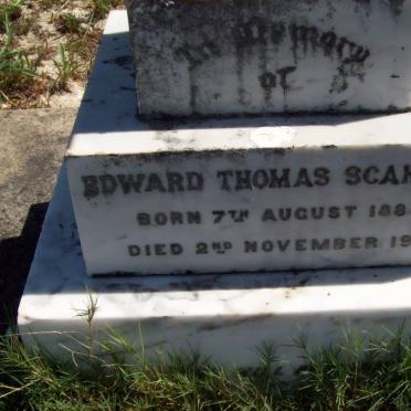 SCANLEN Edward Thomas 1883-1911