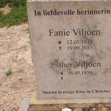 VILJOEN Fanie 1939-2013 &amp; Esther 1939-