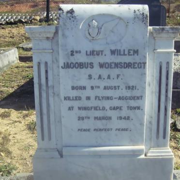 WOENSDREGT Willem Jacobus 1921-1942