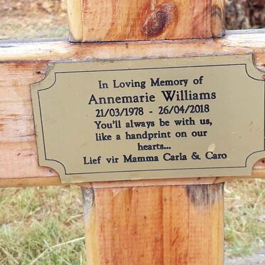 WILLIAMS Annemarie 1978-2018