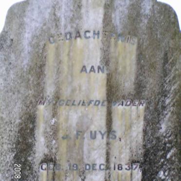 UYS J.F. 1837-1906