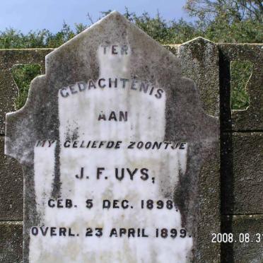 UYS J.F. 1898-1899