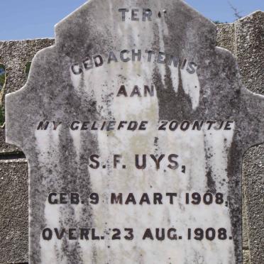 UYS S.F. 1908-1908