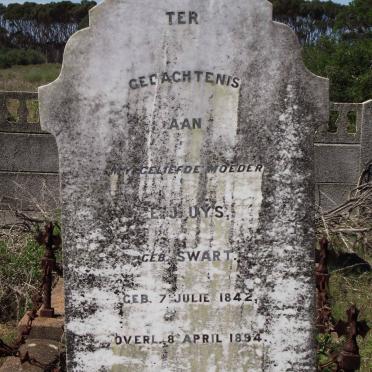 UYS Elizabeth Johanna nee SWART 1842-1894 