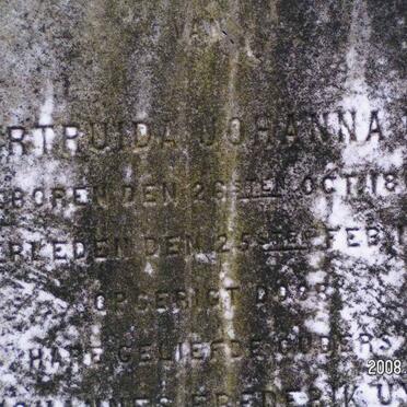 UYS Geertruida Johanna 1865-1888