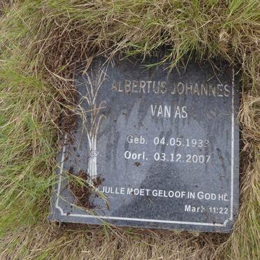 AS Albertus Johannes, van 1933-2007