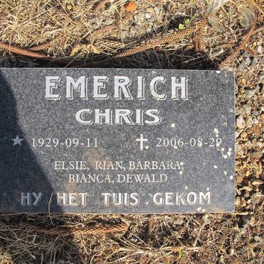 EMMRICH Chris 1929-2006