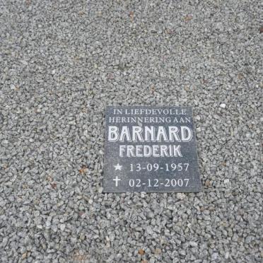 BARNARD Frederik 1957-2007