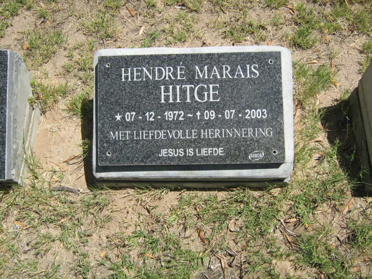 HITGE Hendre Marais 1972-2003