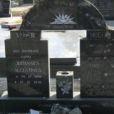 BAARD Johannes Augustinus 1891-1976 &amp; Barbara Elizabeth DE JONGH 1896-1975
