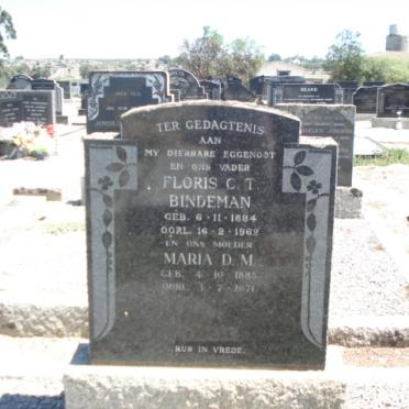 BINDEMAN Floris C.T. 1884-1962 &amp; Maria D.M. 1885-1971