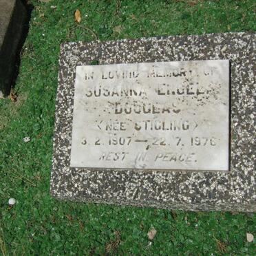DOUGLAS Susanna Engela nee STIGLING 1907-1976