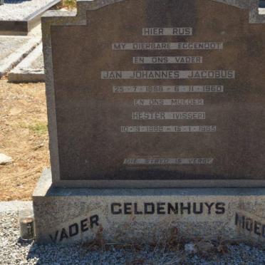 GELDENHUYS Jan Johannes Jacobus 1888-1960 &amp; Hester VISSER 1888-1965