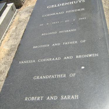 GELDENHUYS Coenraad Hendrik 1933-1995