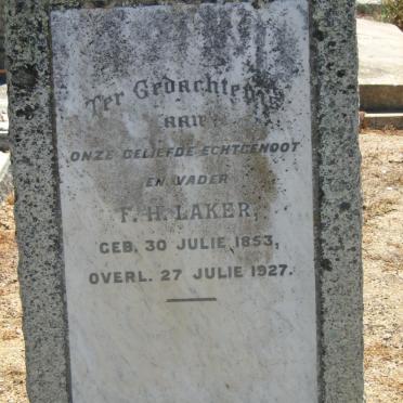 LAKER F.H. 1853-1927