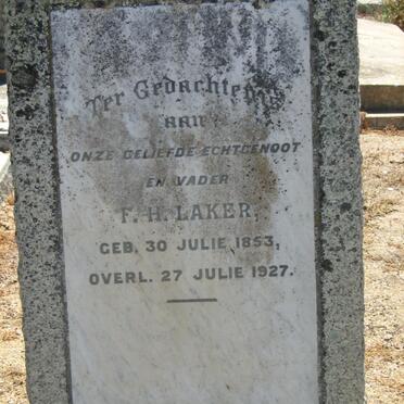 LAKER F.H. 1853-1927