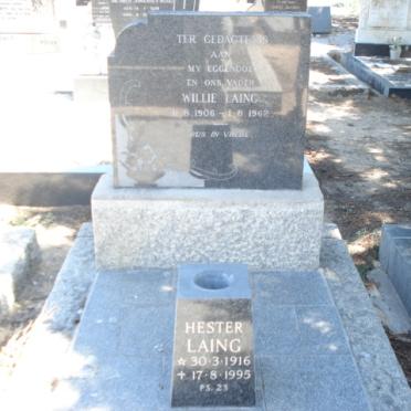 LAING Willie 1906-1962 &amp; Hester 1916-1995