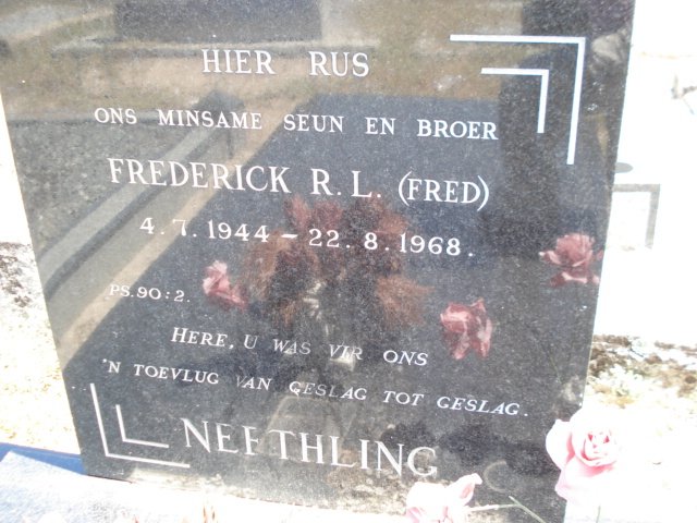 NEETHLING Frederick R.L. 1944-1968