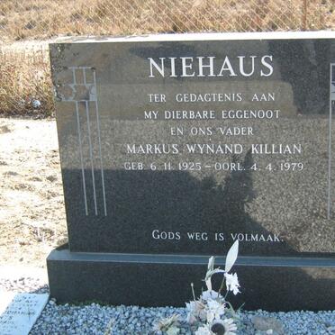 NIEHAUS Markus Wynand Killian 1925-1979