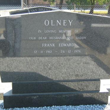 OLNEY Frank Edward 1912-1976