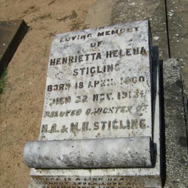 STIGLING Henrietta Helena 1900-1913