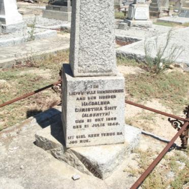 SMIT Magdalena Christina nee ALBERTYN 1869-1949