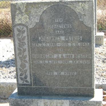 SMIT Johannes Petrus 1865-1943 &amp; Huibrecht J.A. BESTER 1879-1950