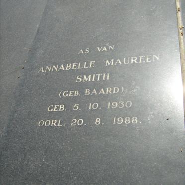 SMITH Annabelle Maureen nee BAARD 1930-1988