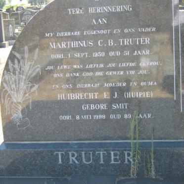 TRUTER Marthinus C.B. -1950 &amp; Huibrecht E.J. SMIT -1998