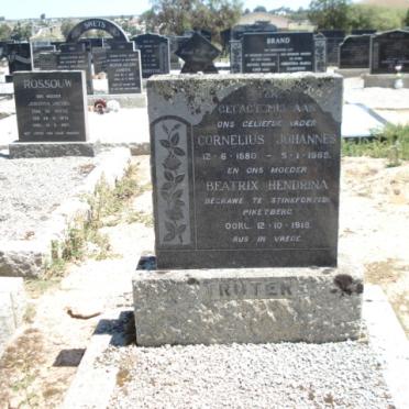 TRUTER Cornelius Johannes 1880-1965 &amp; Beatrix Hendrina -1918