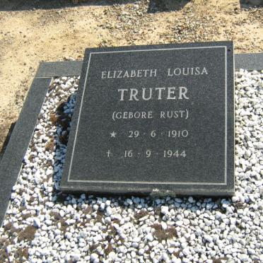 TRUTER Elizabeth Louisa nee RUST 1910-1944