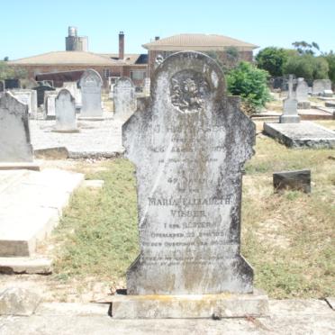 VISSER Maria Elizabeth nee BESTER -1921