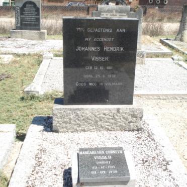 VISSER Johannes Hendrik 1911-1972 &amp; Margaretha Cornelie HUGO 1915-1998