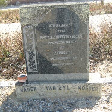 ZYL Albertus, van -1964 &amp; Johanna VISSER -1950