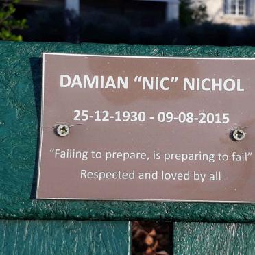 NICHOL Damian 1930-2015