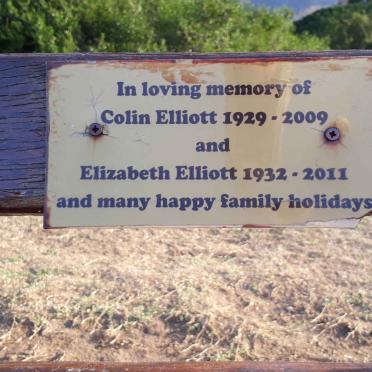 ELLIOTT Colin 1929-2009 &amp; Elizabeth 1932-2011