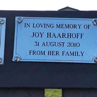 HAARHOFF Pierre -2016 :: HAARHOFF Joy -2010 :: HAARHOFF Emile 1983-2013