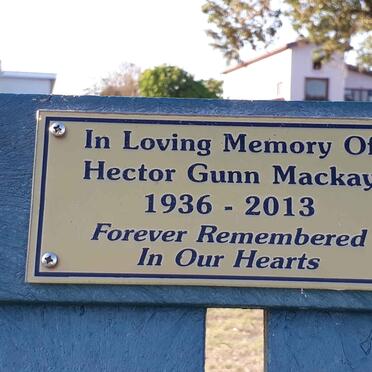 MACKAY Hector Gunn 1936-2013 &amp; Maureen Patricia 1936-2012