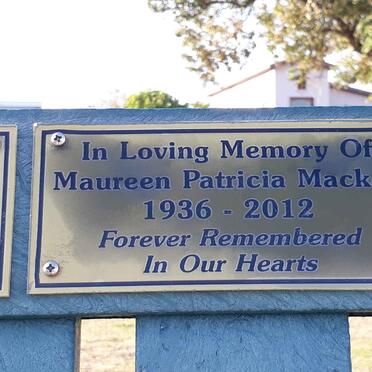 MACKAY Hector Gunn 1936-2013 &amp; Maureen Patricia 1936-2012