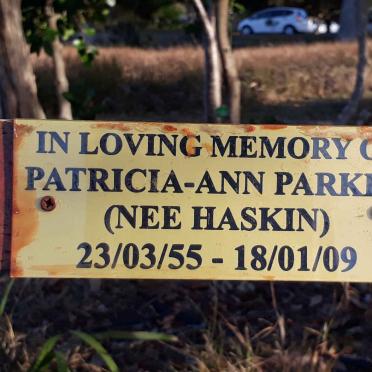 PARKER Patricia-Ann nee HASKIN 1955-2009