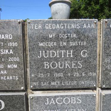 BOUKES Judith G. 1960-1991