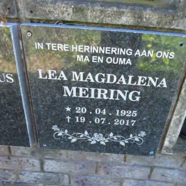 MEIRING Lea Magdalena 1925-2017